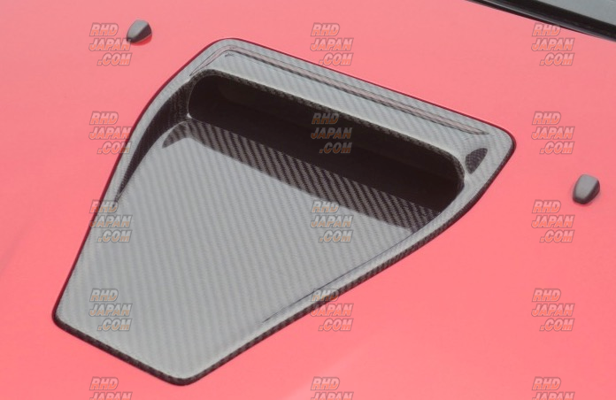 Kansai Service Bonnet Scoop Carbon Fiber - Lancer Evolution